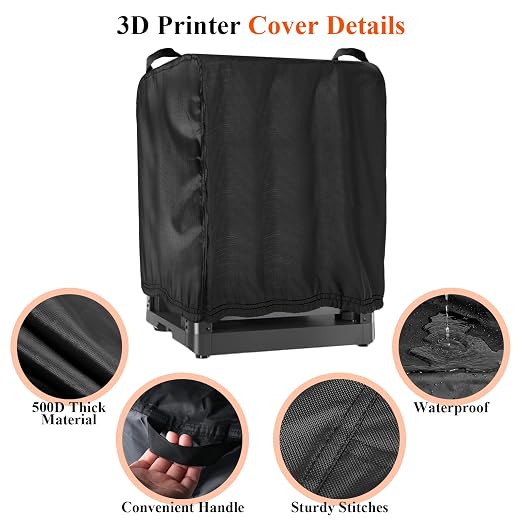 3D Printer Cover for Creality, 600D Waterproof Impresora 3D Printer Covers - Image 3