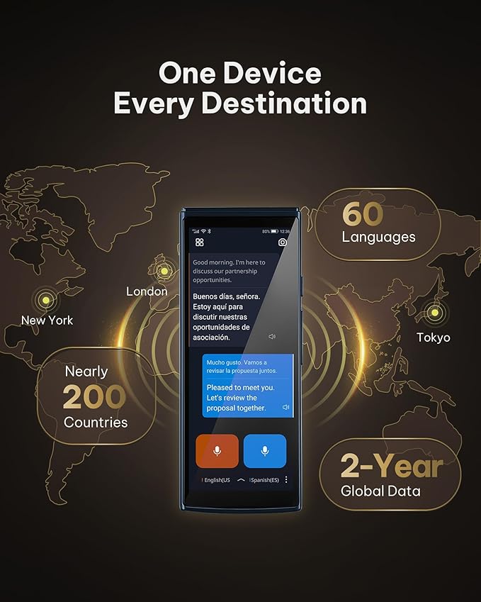 iFLYTEK AI Language Translator Device — 2-Year Free Global Data & Real-Time - Image 6