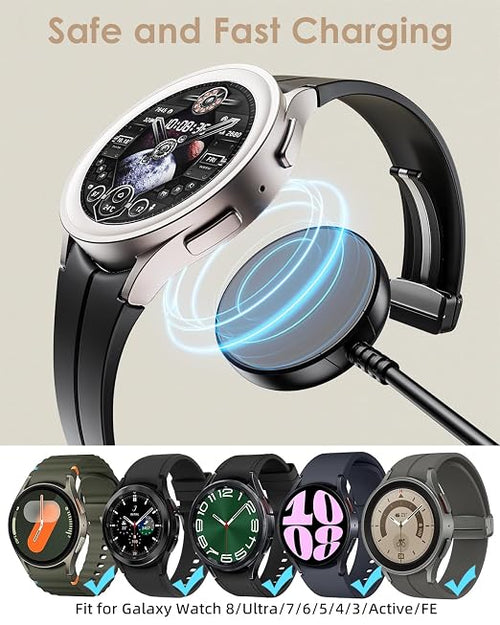 2 Pack 5FT for Samsung Galaxy Watch Charger Compatible - Image 2
