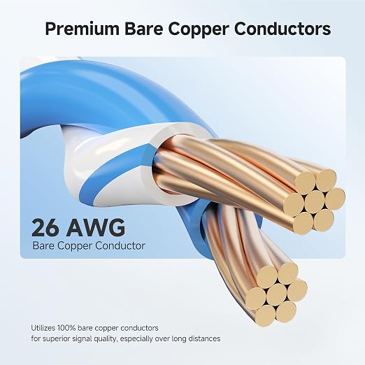 Cable Matters 40Gbps Short Cat 8 Ethernet Cable - 3ft - Image 8