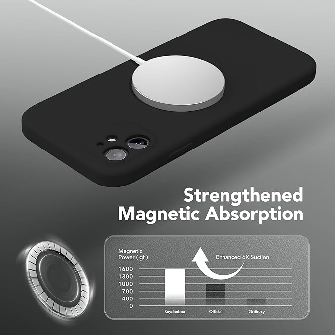 Magnetic for iPhone 11 Phone Case Silicone, Compatible - Image 3