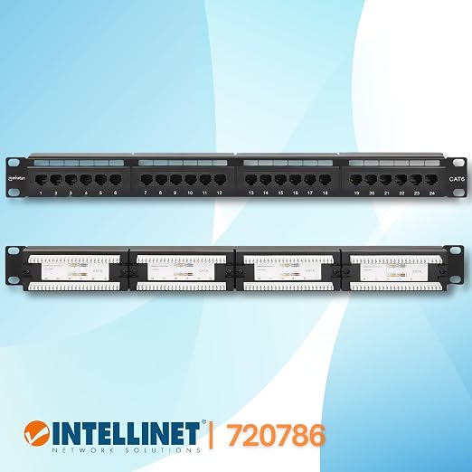 MANHATTAN 24-Port Network Patch Panel Cat-6 – 1U UL Listed - Image 4