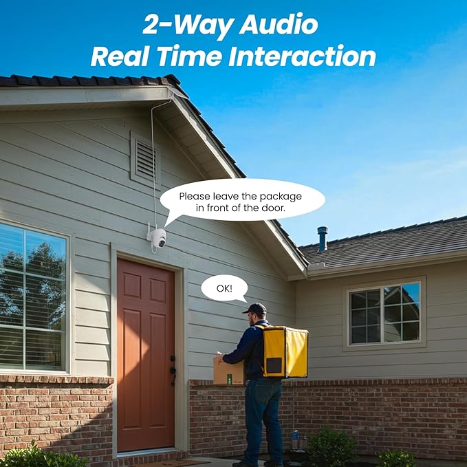 Cinnado 2K Cameras for Home Security-2.4G WiFi Outdoor Camera Wireless - Image 5