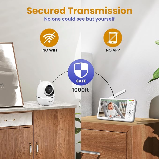 ANMEATE 6 Inch Baby Monitor - Image 7