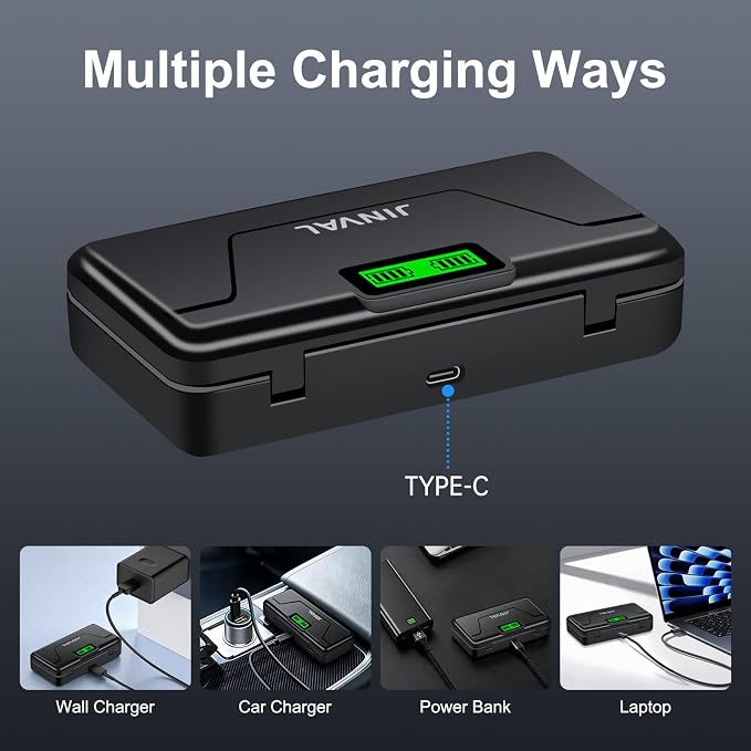 EN-EL14 EN-EL14A Battery 2 Pack and Charger Case Compatible - Image 4