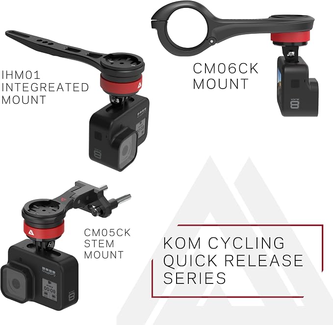 KOM Cycling CM06 Quick Release GoPro Computer Mount - Image 6