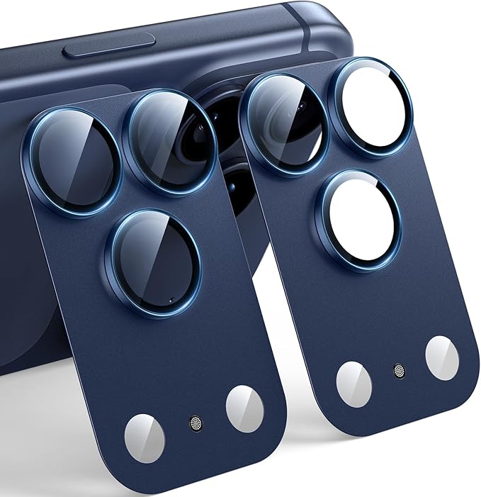 TAURI 2 Pack for iPhone 17 Pro Camera Lens Protector, Full Coverage by TAURI