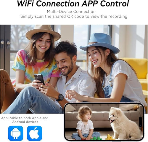 2K Mini Spy Camera WiFi Home Security Hidden Cam Wireless Battery Camera - Image 2