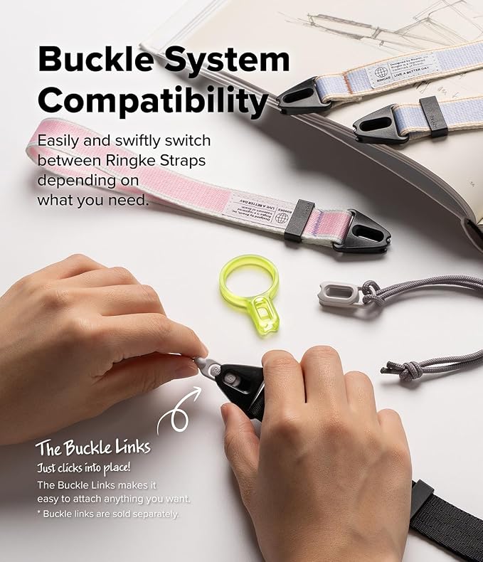 Ringke Hand Strap Designed for Camera Strap and Phone Strap, Adjustable Sturdy - Image 6