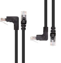 Cable Matters 10Gbps Combo-Pack 90 Degree Cat 6 Ethernet Cable - 7ft by CableMatters