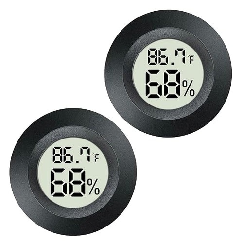 2 Pack Mini Digital Hygrometer Gauge Indoor Thermometer, LCD Monitor by Unknown
