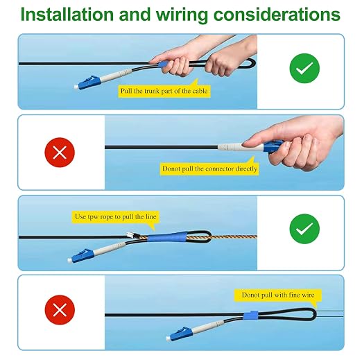 50 Meters LC to LC Outdoor Armored Simplex Fiber Patch Cable, Single Mode Fiber - Image 4