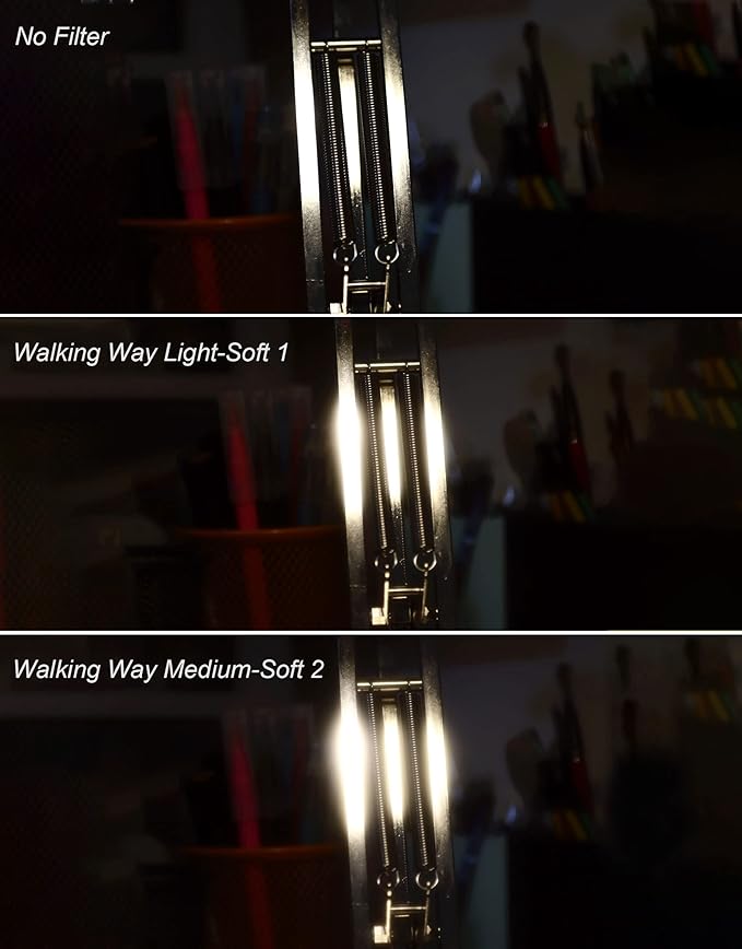 Walking Way 40.5MM White Pro Mist Diffusion Lens Filter, Dreamy Fog & Soft Glow - Image 6