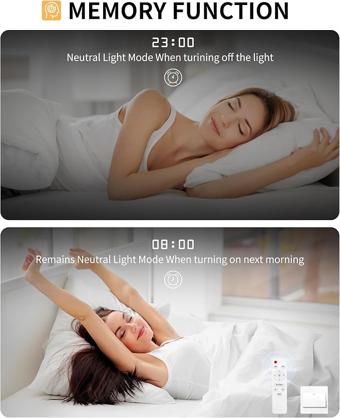 Modern LED Ceiling Light 7 Rings Dimmable Fixtures - Image 4