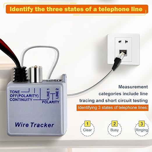 Lunarlipes Tone Generator Kit, Wire Tracer Circuit Tester, Tone Tracing Probe - Image 3