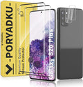 2+2 Pack for Samsung Galaxy S20 Plus Screen Protector and Camera Protector by JavoYion