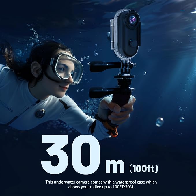 4K Mini WiFi Action Camera 32GB Thumb POV Portable Body Cam Wearable Video - Image 4