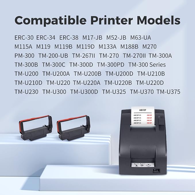 myCartridge Compatible Ribbon Cartridge Replacement ERC30 ERC-30 ERC 30 34 38 - Image 3