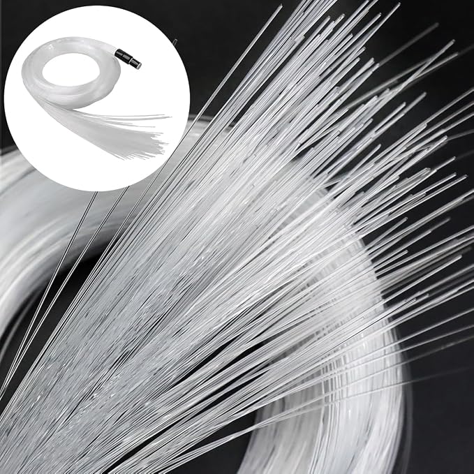 AKEPO PMMA END Glow Fiber Optic 50pcs 13.1ft/4m Ф0.03in Fiber Strands - Image 2