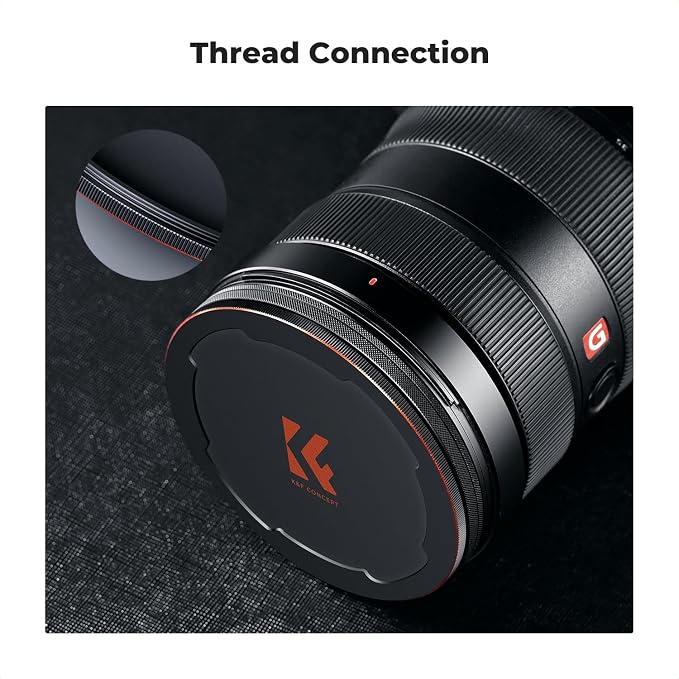 K&F CONCEPT 77mm Thread & Magnetic 2-in-1 Lens Filter Cap Only Compatible - Image 4
