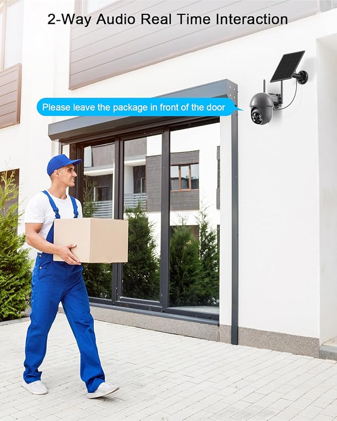 ANRAN 3MP Security Camera Wireless Outdoor, 2K Solar Outdoor Camera - Image 7