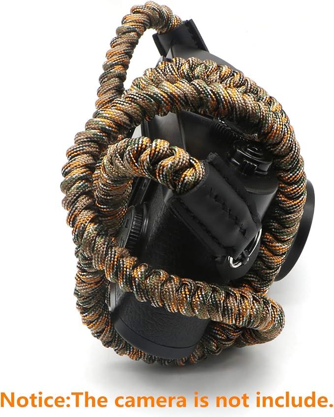 Paracord Woven Camera Neck Shoulder Strap Belt Hand Compatible - Image 4
