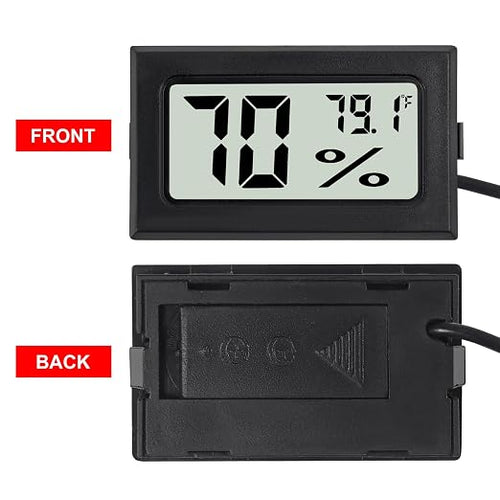 3Pcs Fahrenheit Thermometer Hygrometer Mini Digital - Image 2