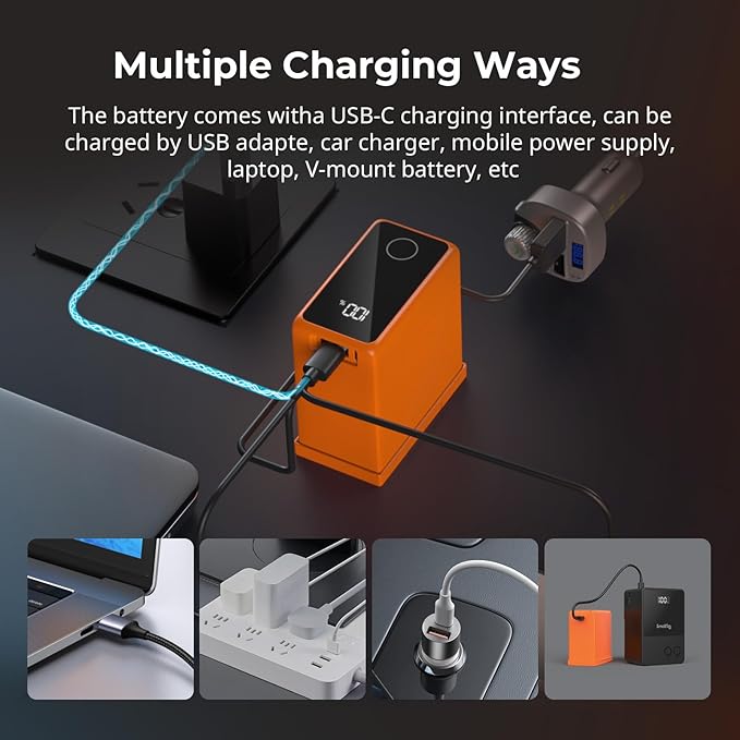 SMALLRIG 10500mAh Replacement USB-C Battery - Image 5