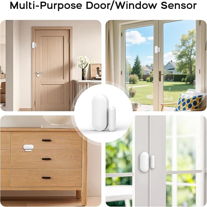 21Piece Wireless Home Security Systems, WiFi+4G App Control withReal-Time Alert - Image 5