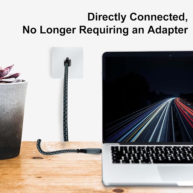 USB C to Ethernet Cable, 50 Feet Type C to Gigabit Ethernet Cable, USB C to - Image 3