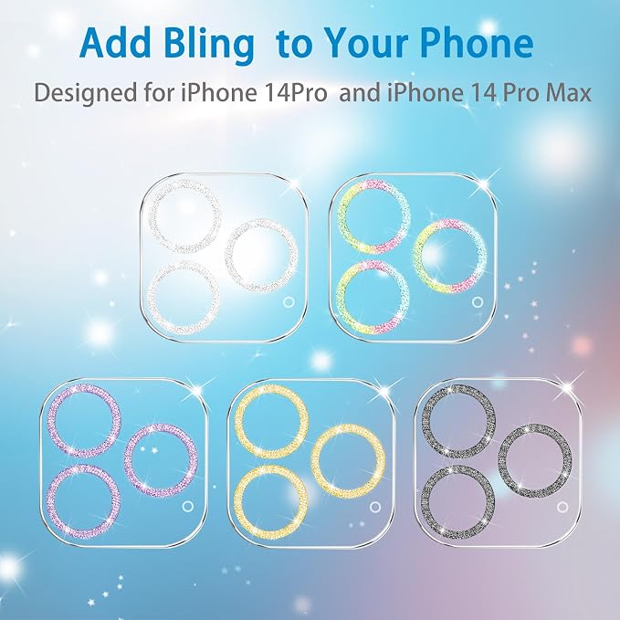 【3 Pack】Dengduoduo Tempered Glass Camera Lens Protector - Image 6