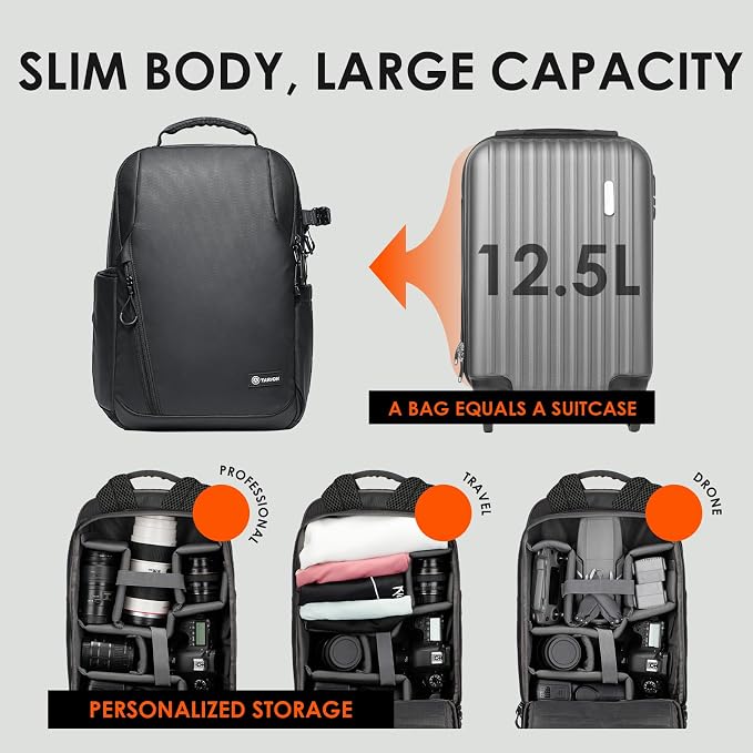 TARION Camera Backpack Slim Photography - Image 3
