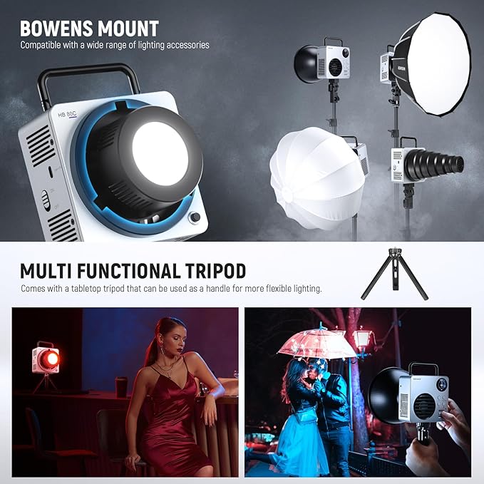 NEEWER 80W RGBWW LED Video Light - Image 5
