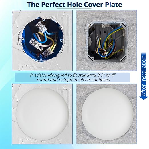 MAKERELE CP3540 Round Ceiling Box Cover Plate - Image 4