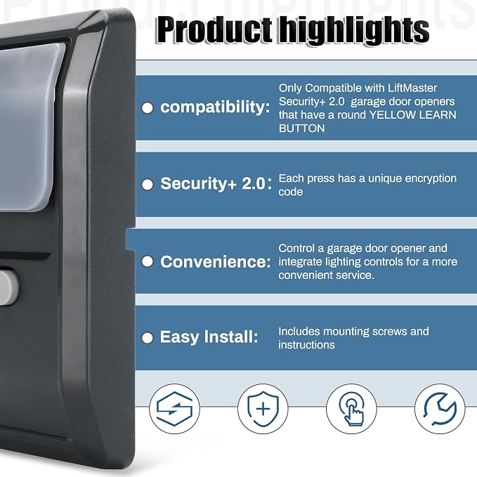 882LMW Multi-Function Wall Control Panel, Compatible only - Image 5
