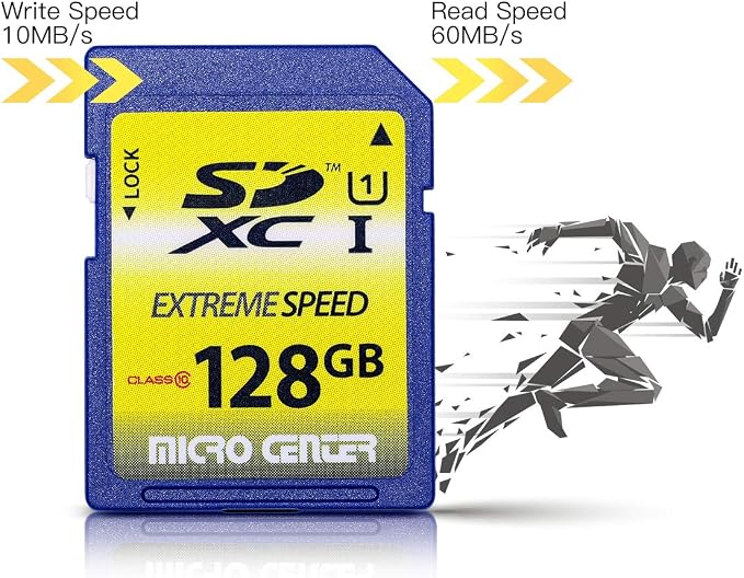 128GB Class 10 SDXC Flash Memory Card Full Size SD Card USH-I U1 Trail Camera - Image 3