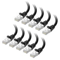 Cable Matters 10Gbps 10-Pack Snagless Shielded Cat 6A Ethernet Cable - 10ft by CableMatters