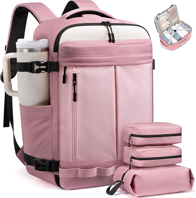LOVEVOOK 40L Travel Backpack for Women, Airline Approved Carry On Luggage by LOVEVOOK