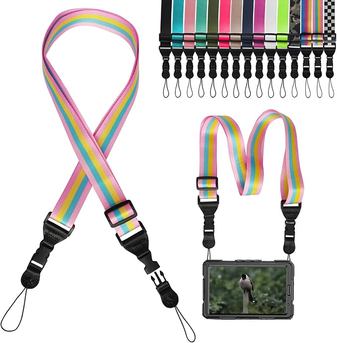 Camera Strap Kids :Comfortable iPad Strap Nylon Neck Lanyard by Gowjaw