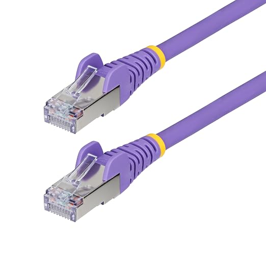StarTech.com 25ft Purple CAT6a Ethernet Cable, Snagless RJ45, 100W PoE++ by StarTech