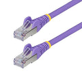 StarTech.com 6in Purple CAT6a Ethernet Cable, Snagless RJ45, 100W PoE++ by StarTech