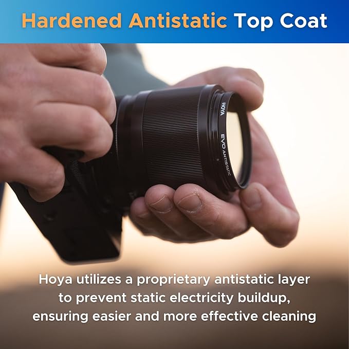 Hoya EVO Antistatic 62mm Filter — Premium Optical Glass w/ 16-Layer SMC Lens - Image 4