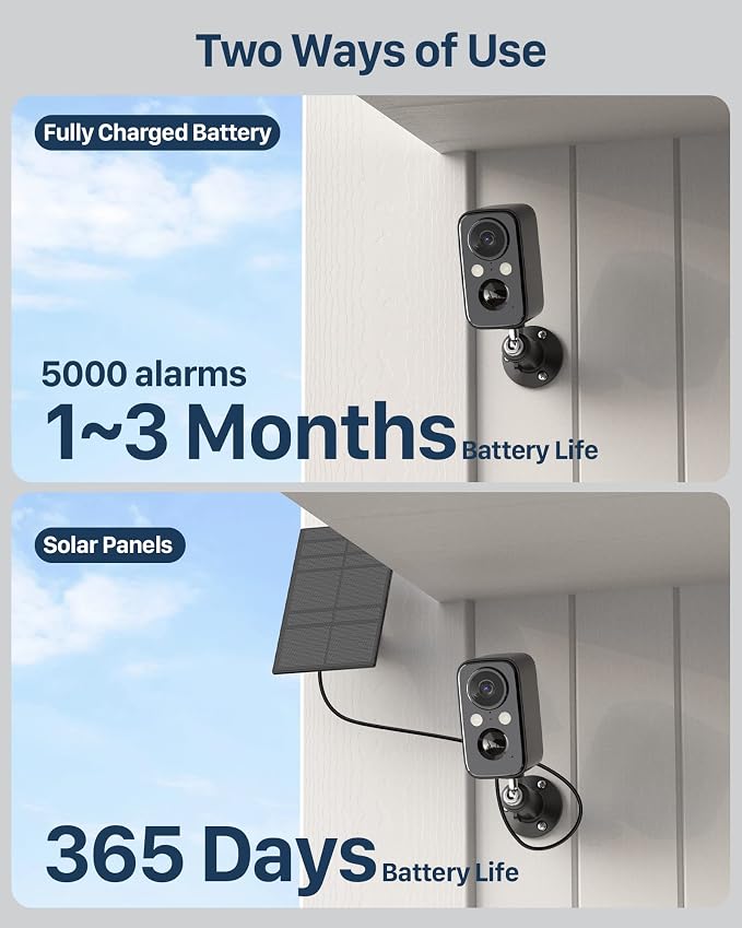 Security Cameras Wireless Outdoor, Flood Light Solar Cameras - Image 9