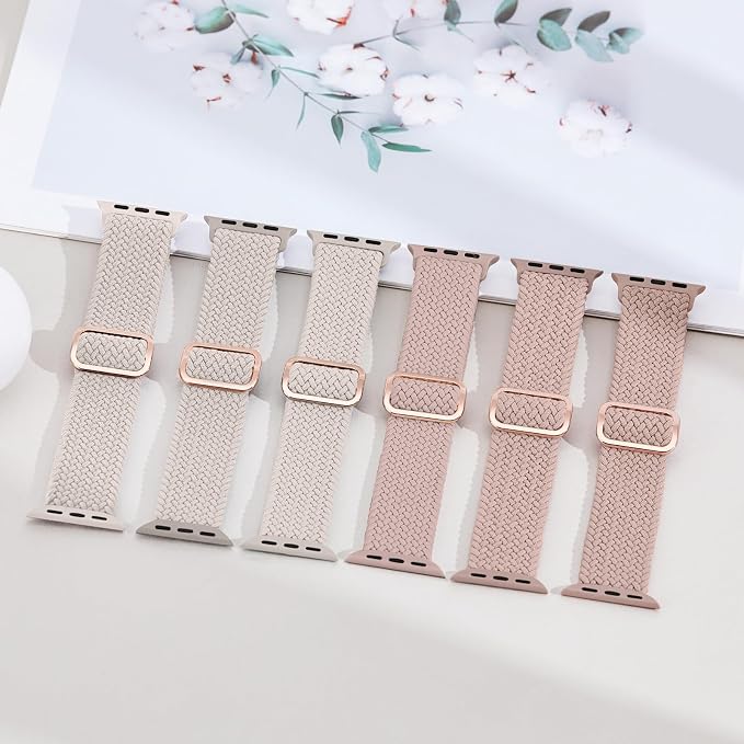 6 Pack Braided Stretchy Bands Compatible - Image 6