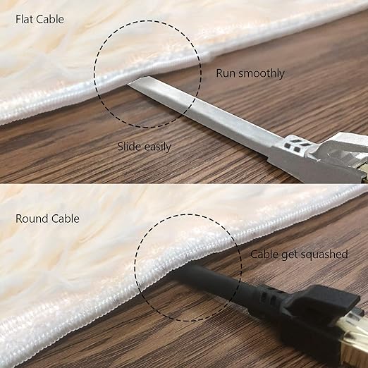 Jadaol Cat 8 Ethernet Cable 125 ft, 40Gbps 2000MHz Flat S/FTP LAN Patch Cable - Image 5