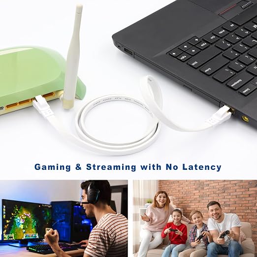 Cat8 Ethernet Cable 33FT, High Speed Outdoor&Indoor Cat8 LAN Network Cable - Image 9
