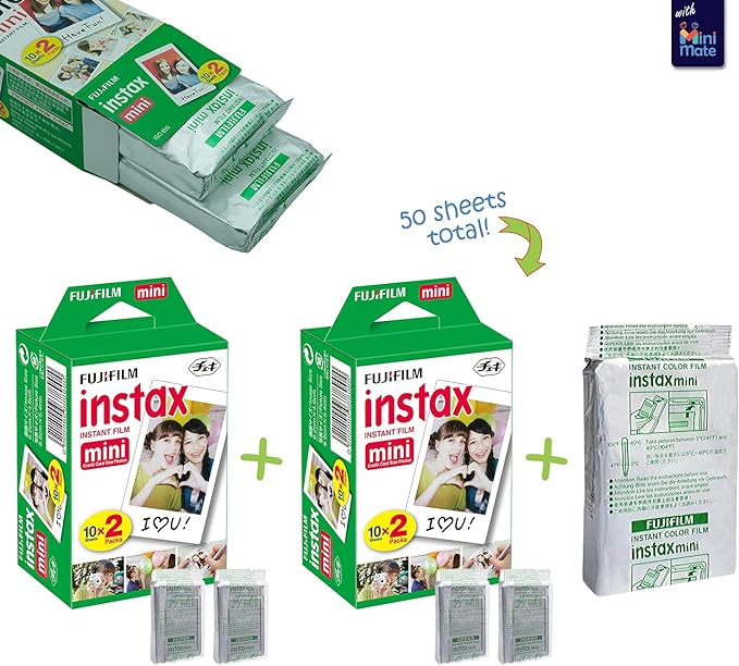 Fujifilm Instax Mini 12 Instant Camera + MiniMate Accessory Bundle & Compatible - Image 6