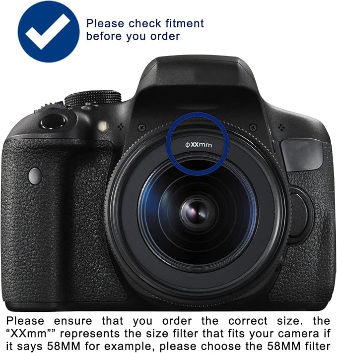 Pro Lens Filter Kit, Includes CPL, FL-D Filters - Image 2