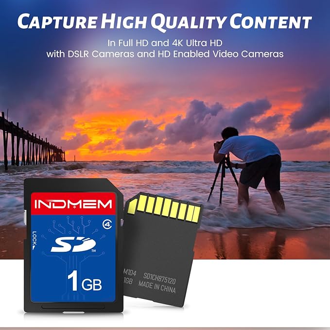 SD Card 1GB, 6 Packs Class 4 1GB Flash Memory Card MLC Standard Secure Digital - Image 4