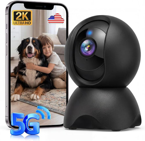 2K 5G Indoor Security Camera, No Subscription AI Baby Monitor by YYSY